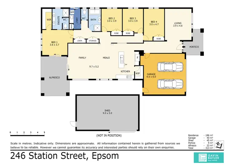 Floorplan of Homely house listing, 246 Station St, Epsom VIC 3551