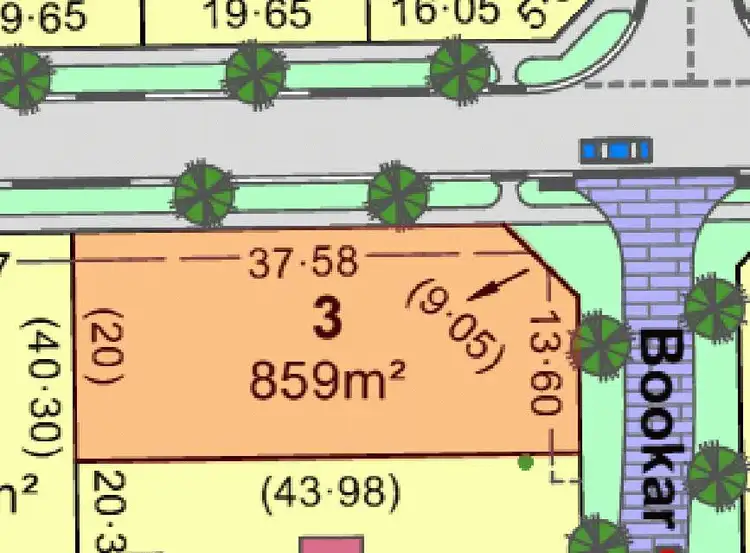 Floorplan of Homely land listing, 21 Serpentine Way, Kialla VIC 3631