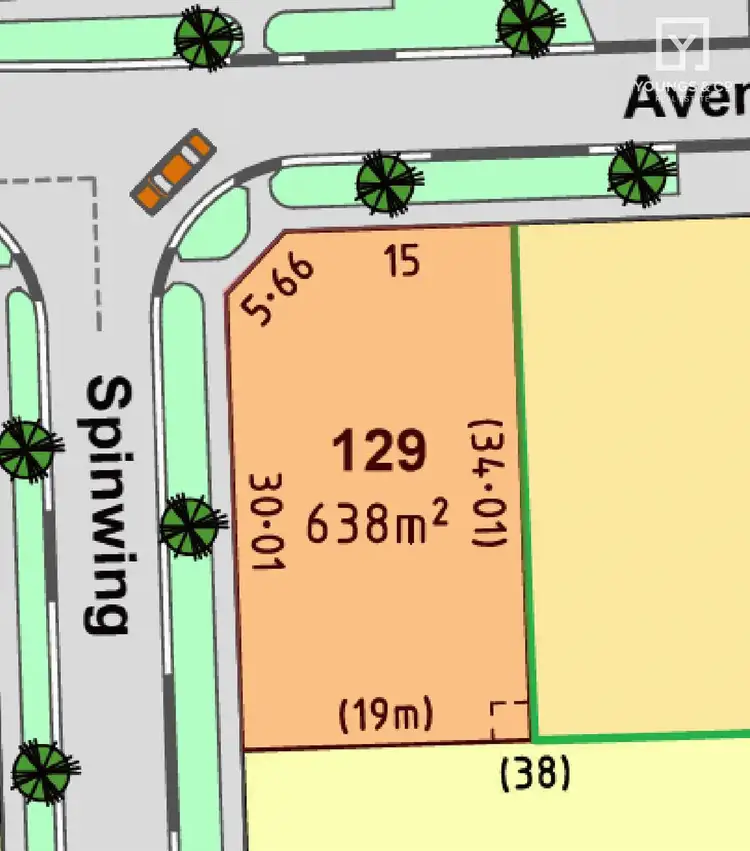 Floorplan of Homely land listing, 7 Fletcher Ave, Mooroopna VIC 3629