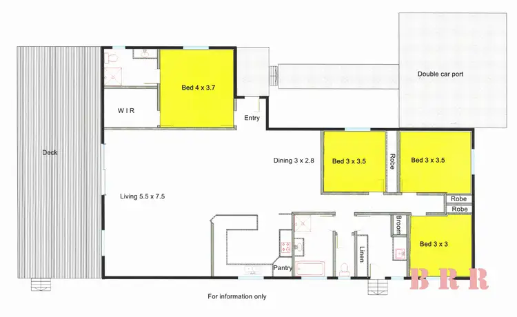 Floorplan of Homely house listing, 11 Robinson Ct, Benalla VIC 3672