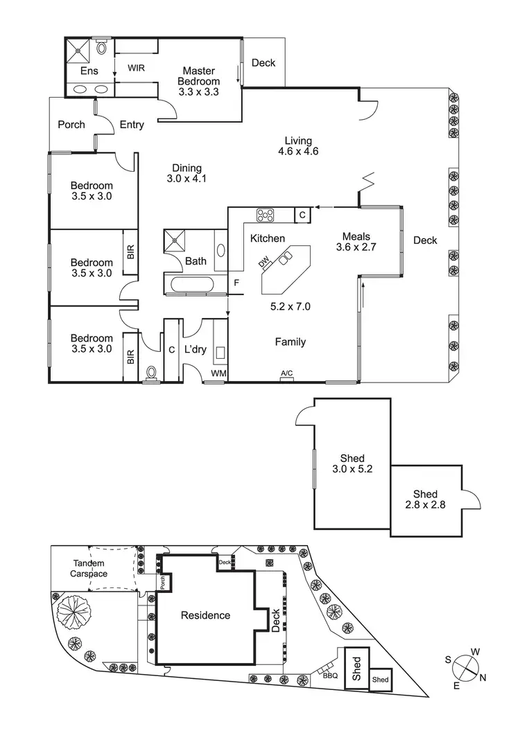 Floorplan of Homely house listing, 2 Jirrah Ct, Aspendale VIC 3195