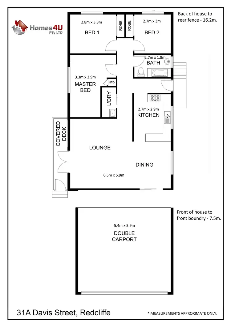 Floorplan of Homely house listing, 31 Davis Street, Redcliffe QLD 4020