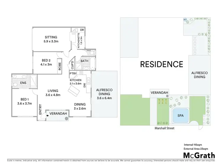 Floorplan of Homely townhouse listing, Unit 1/7 Marshall St, Ballina NSW 2478