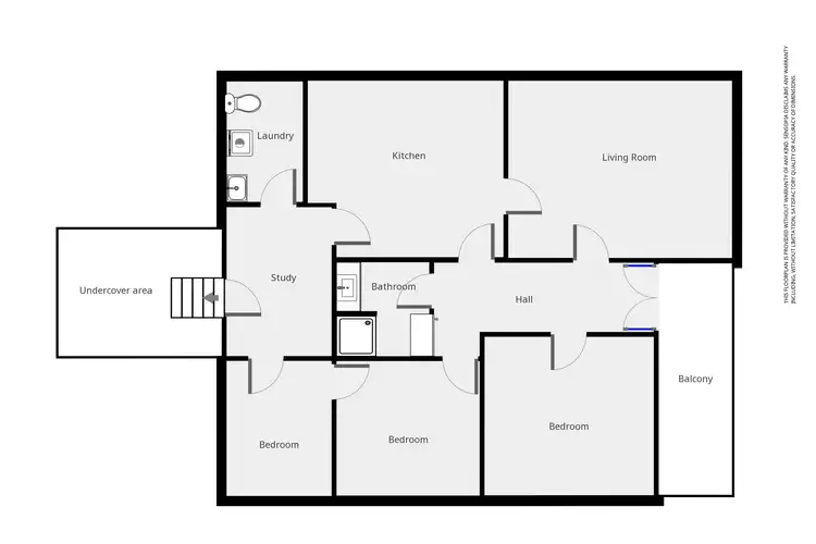 Floorplan of Homely house listing, 10 Wimmera St, Stawell VIC 3380