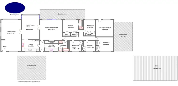 Floorplan of Homely house listing, 71 Willis Little Dr, Benalla VIC 3672