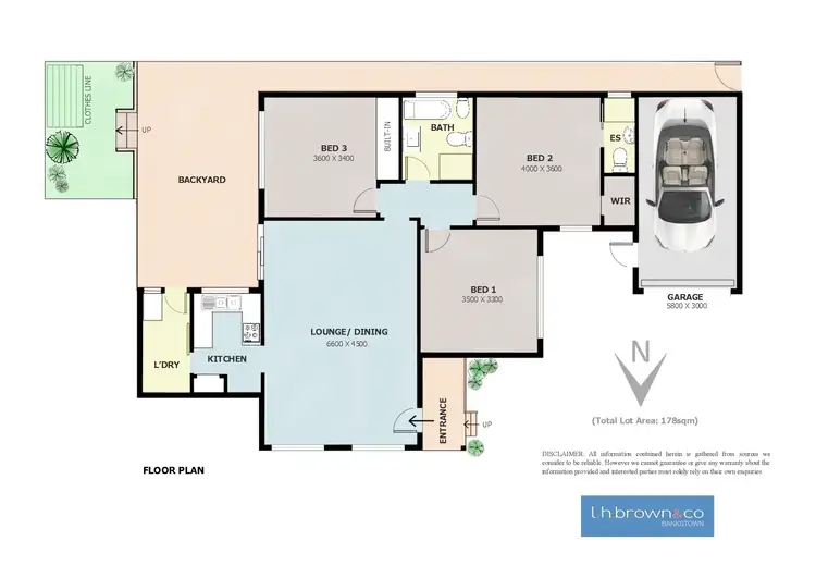 Floorplan of Homely villa listing, Unit 2/86 Sir Joseph Banks St, Bankstown NSW 2200