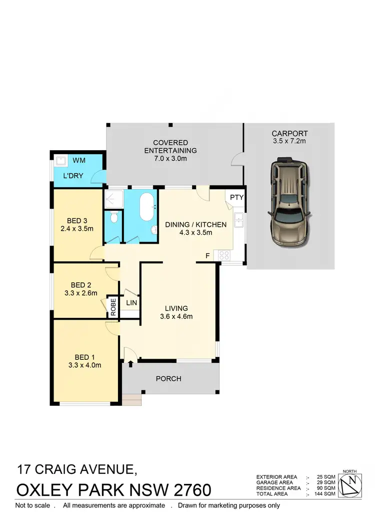 Floorplan of Homely house listing, 17 Craig Ave, Oxley Park NSW 2760