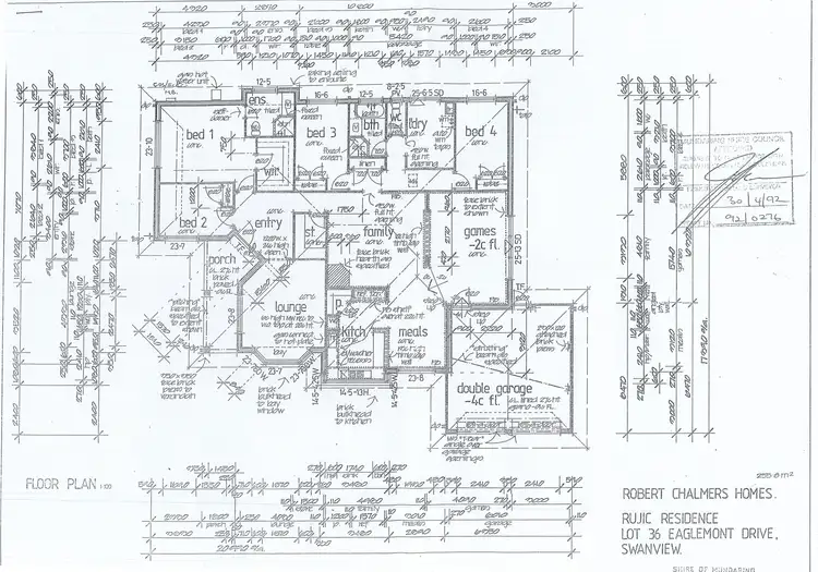 Floorplan of Homely house listing, 4 Eaglemont Drive, Swan View WA 6056