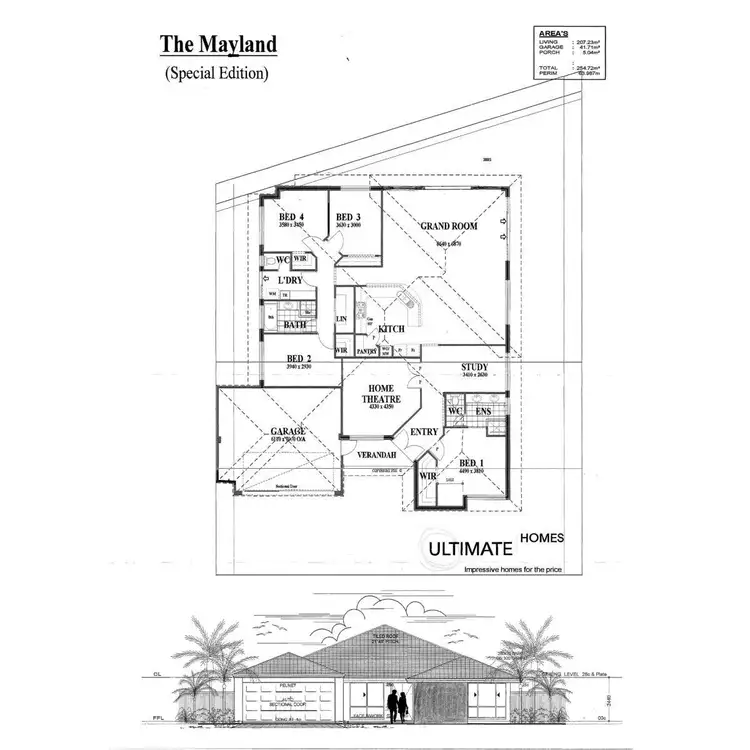Floorplan of Homely house listing, 2B Queen Pde, Wannanup WA 6210