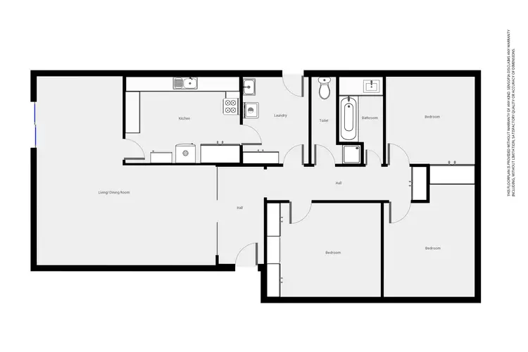 Floorplan of Homely house listing, 42 Shirreff St, Stawell VIC 3380
