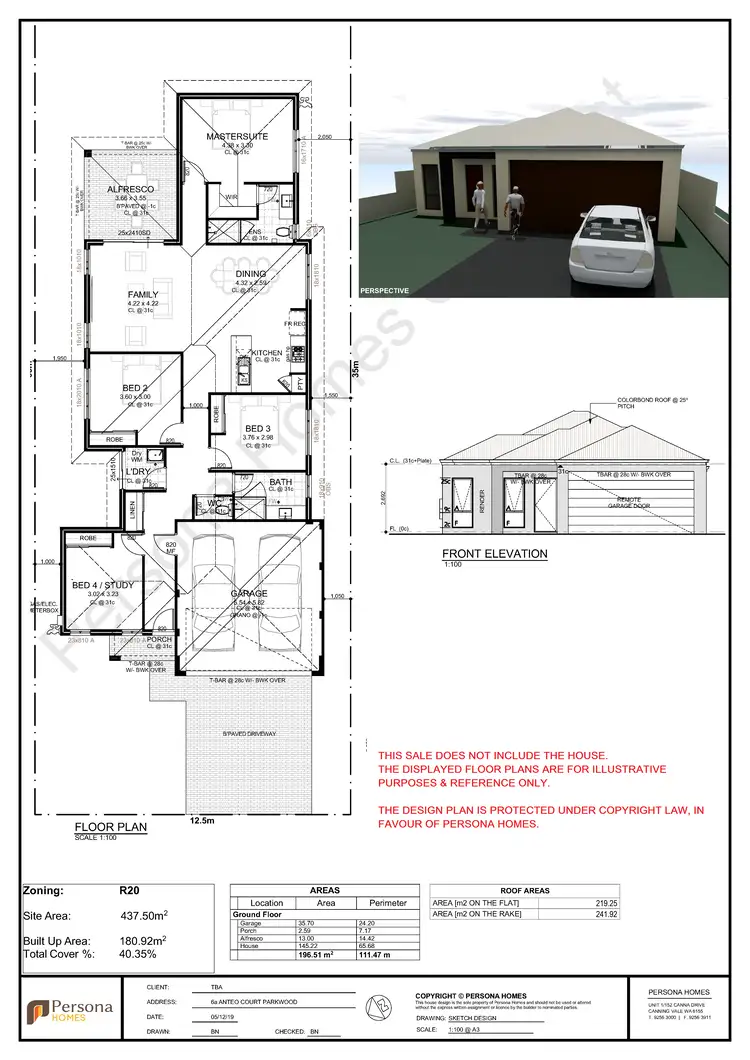 Floorplan of Homely land listing, 6B Anteo Court, Parkwood WA 6147