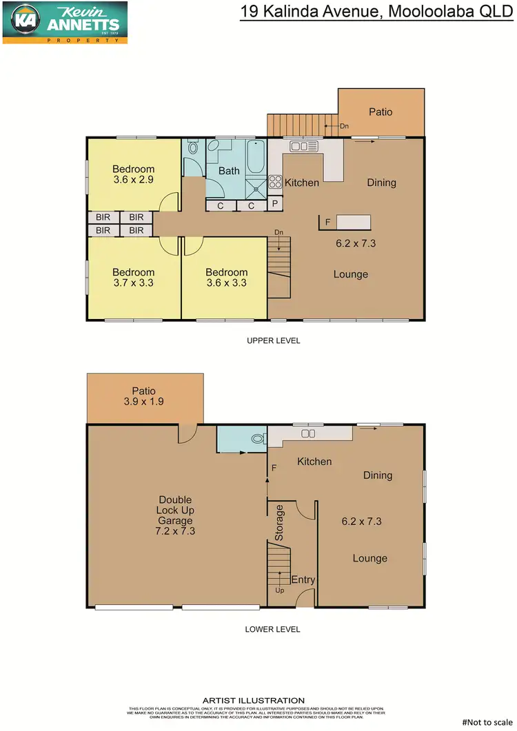 Floorplan of Homely house listing, 19 Kalinda Ave, Mooloolaba QLD 4557