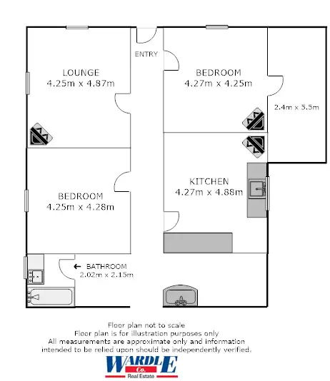 Floorplan of Homely house listing, 14 Bowman St, Redhill SA 5521