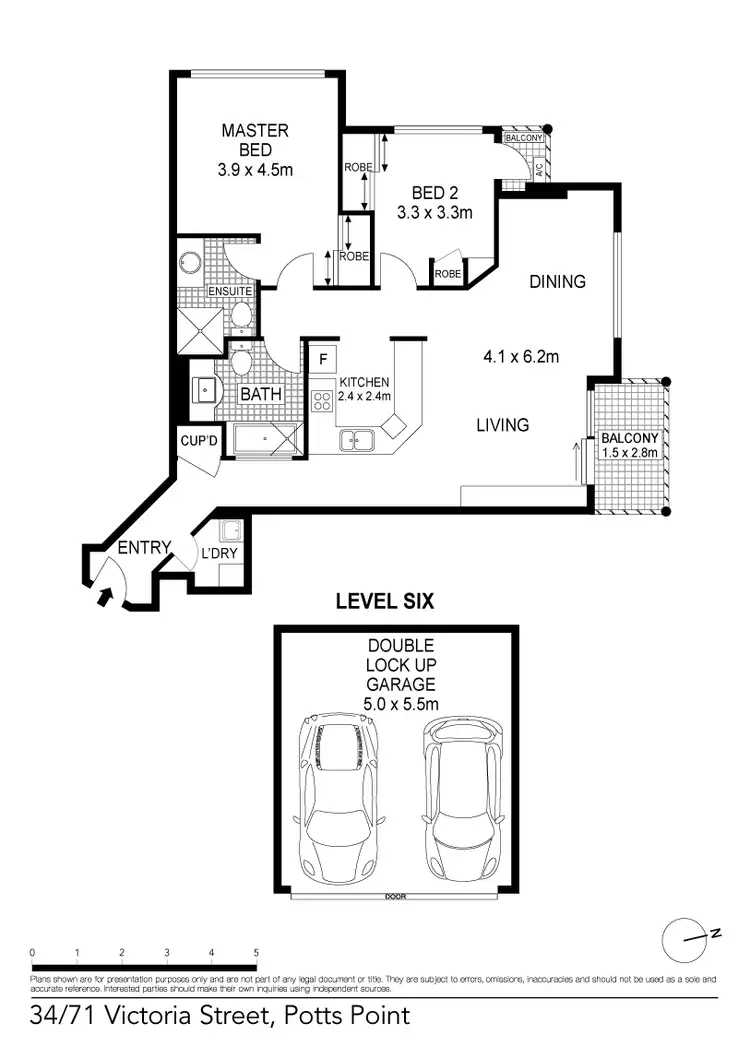 Floorplan of Homely apartment listing, Unit 34/71 Victoria St, Potts Point NSW 2011