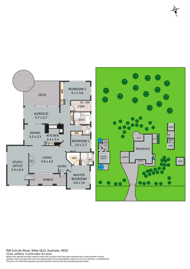 Floorplan of Homely house listing, 158 Schultz Rd, Witta QLD 4552