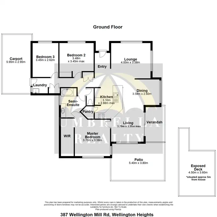 Floorplan of Homely rural property listing, 387 Wellington Mill Rd, Wellington Mill WA 6236