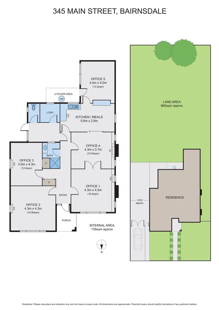Floorplan of Homely house listing, 345 Main St, Bairnsdale VIC 3875