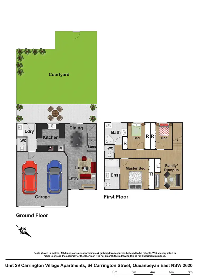 Floorplan of Homely townhouse listing, 29/64 Carrington Street, Queanbeyan NSW 2620