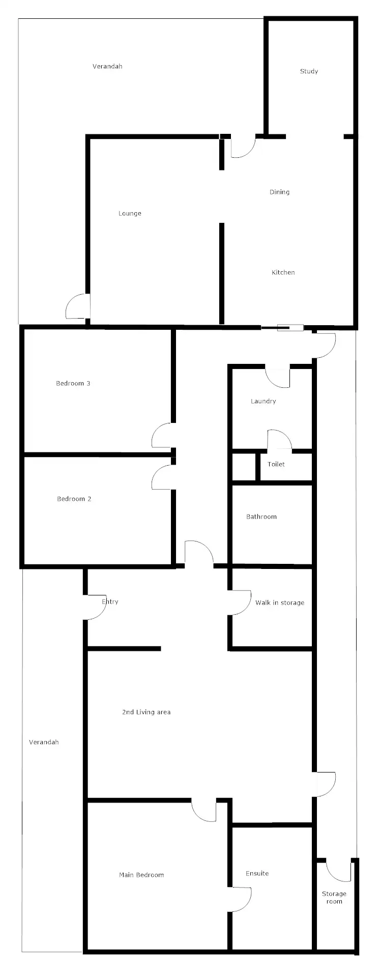 Floorplan of Homely house listing, 34 Menz Rd, Myrtleford VIC 3737
