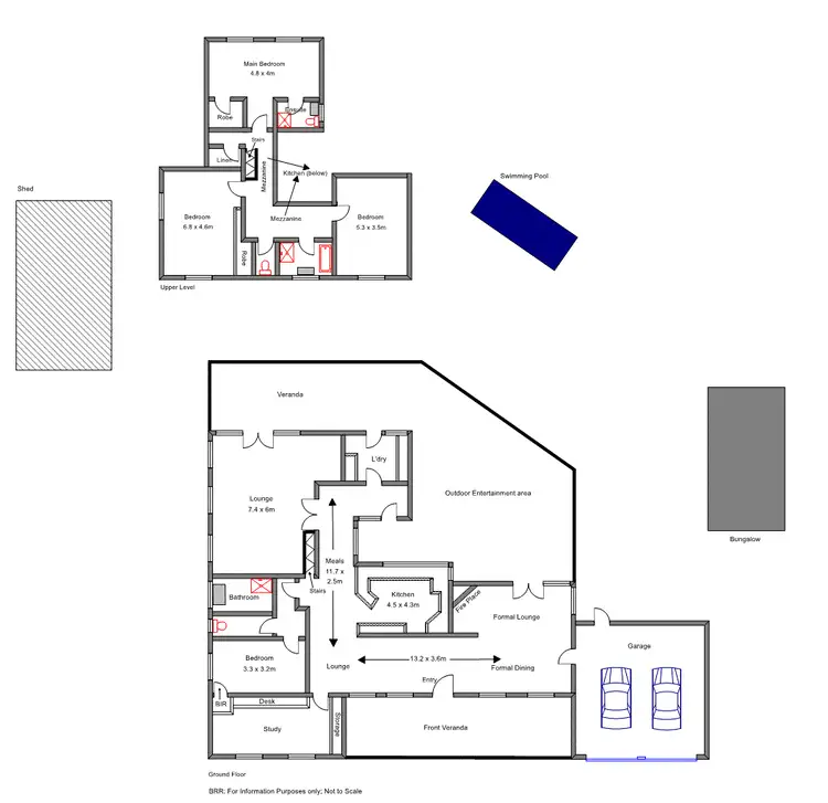 Floorplan of Homely house listing, 16A Mcconnan St, Benalla VIC 3672