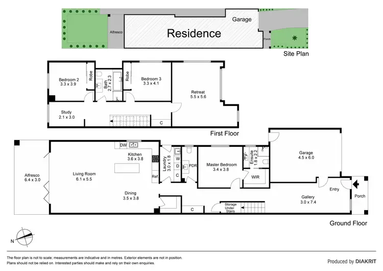 Floorplan of Homely townhouse listing, 38 Wood Street, Avondale Heights VIC 3034