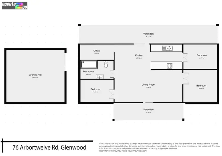 Floorplan of Homely house listing, 76 Arbortwelve Rd, Glenwood QLD 4570