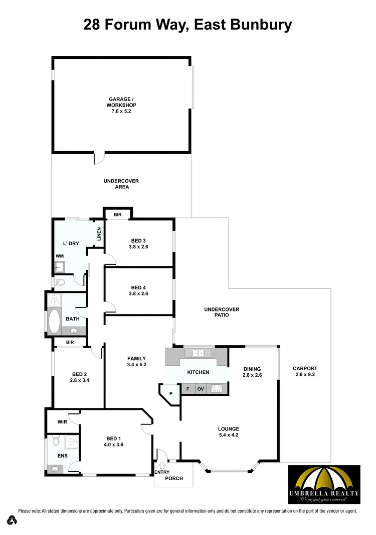 Floorplan of Homely house listing, 28 Forum Way, East Bunbury WA 6230