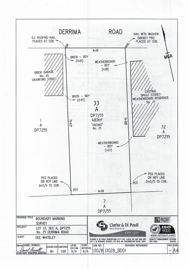 Floorplan of Homely land listing, 27 Derrima Road, Queanbeyan NSW 2620