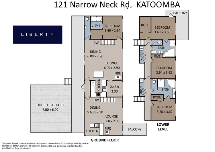 Floorplan of Homely house listing, 121 Narrow Neck Rd, Katoomba NSW 2780