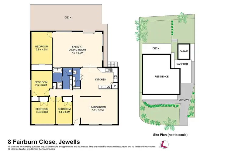 Floorplan of Homely house listing, 8 Fairburn Cl, Jewells NSW 2280