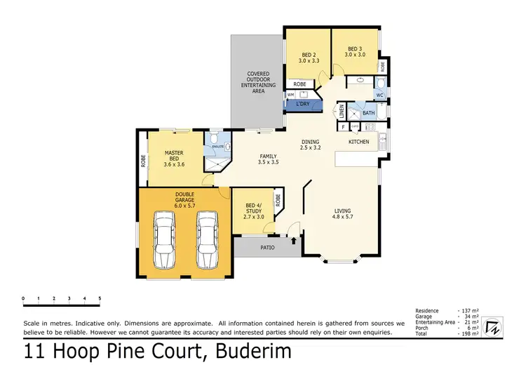 Floorplan of Homely house listing, 11 Hoop Pine Court, Buderim QLD 4556