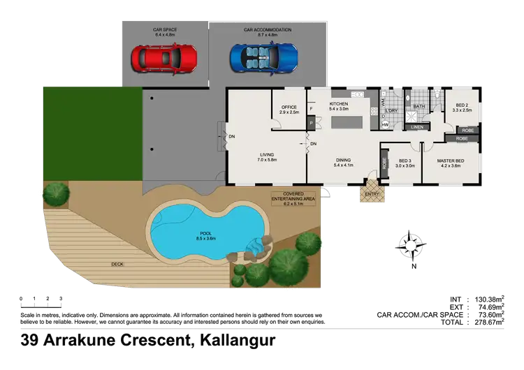 Floorplan of Homely house listing, 39 Arrakune Cres, Kallangur QLD 4503