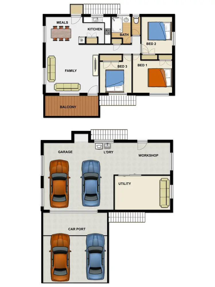 Floorplan of Homely house listing, 150 Railway Pde, Woodridge QLD 4114