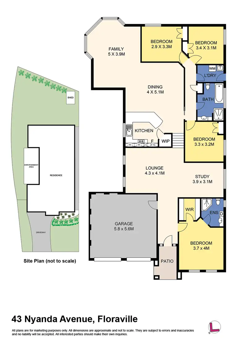 Floorplan of Homely house listing, 43 Nyanda Ave, Floraville NSW 2280