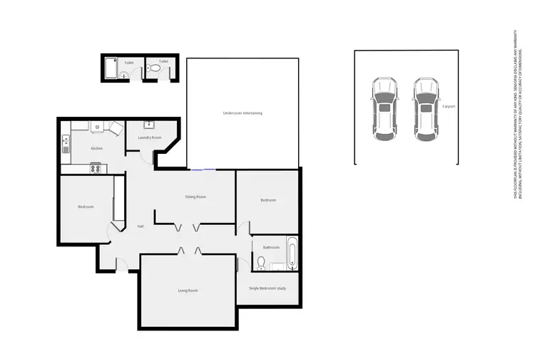 Floorplan of Homely house listing, 1 Napier St, Stawell VIC 3380