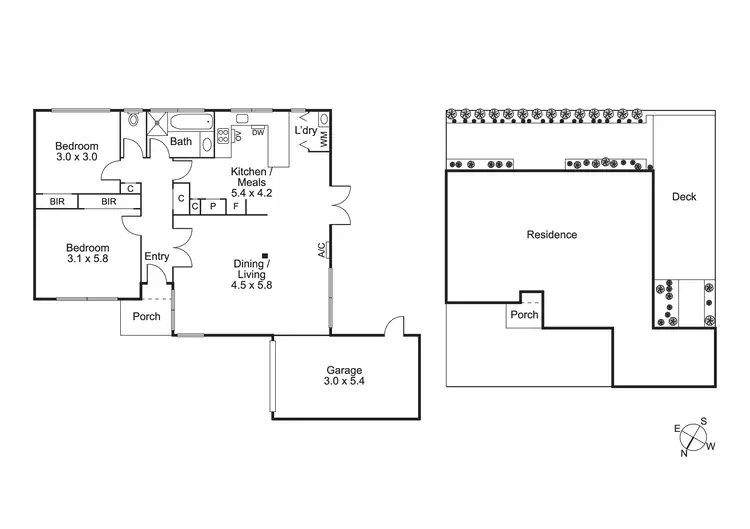 Floorplan of Homely unit listing, 6/40-42 Durrant St, Brighton VIC 3186