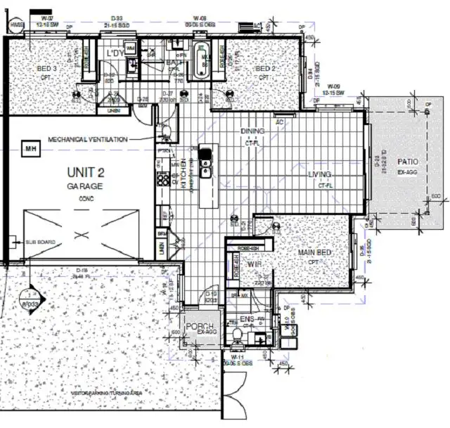 Floorplan of Homely semi-detached listing, 2/50 Fleming Street, Yandina QLD 4561