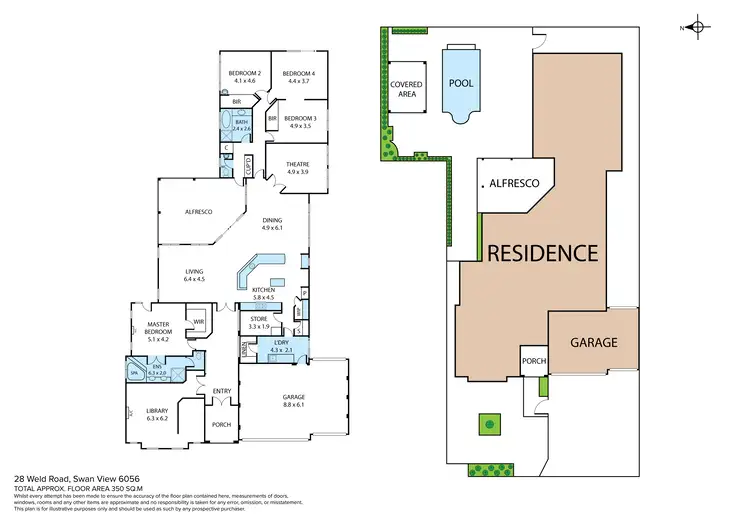 Floorplan of Homely house listing, 28 Weld Rd, Swan View WA 6056