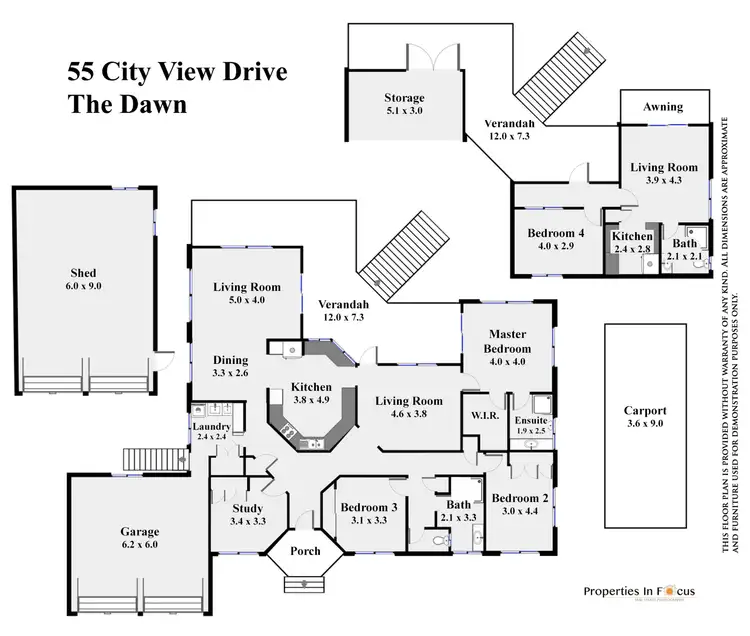 Floorplan of Homely house listing, 55 City View Dr, The Dawn QLD 4570