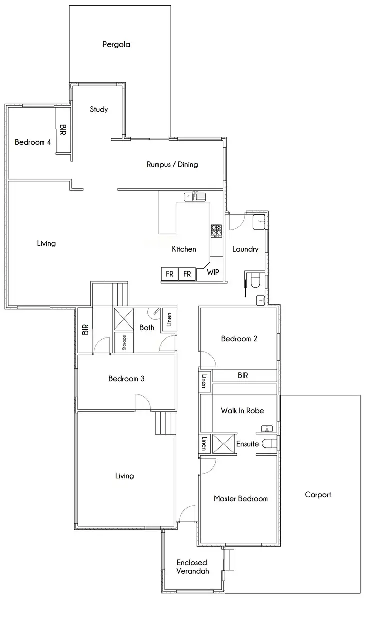 Floorplan of Homely house listing, 8 Kings Way, Goulburn NSW 2580
