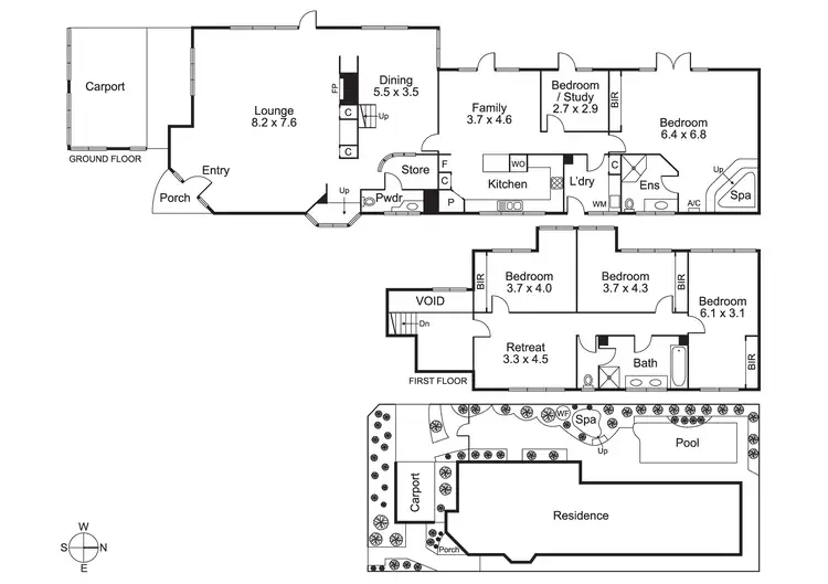 Floorplan of Homely house listing, 33 Loller St, Brighton VIC 3186