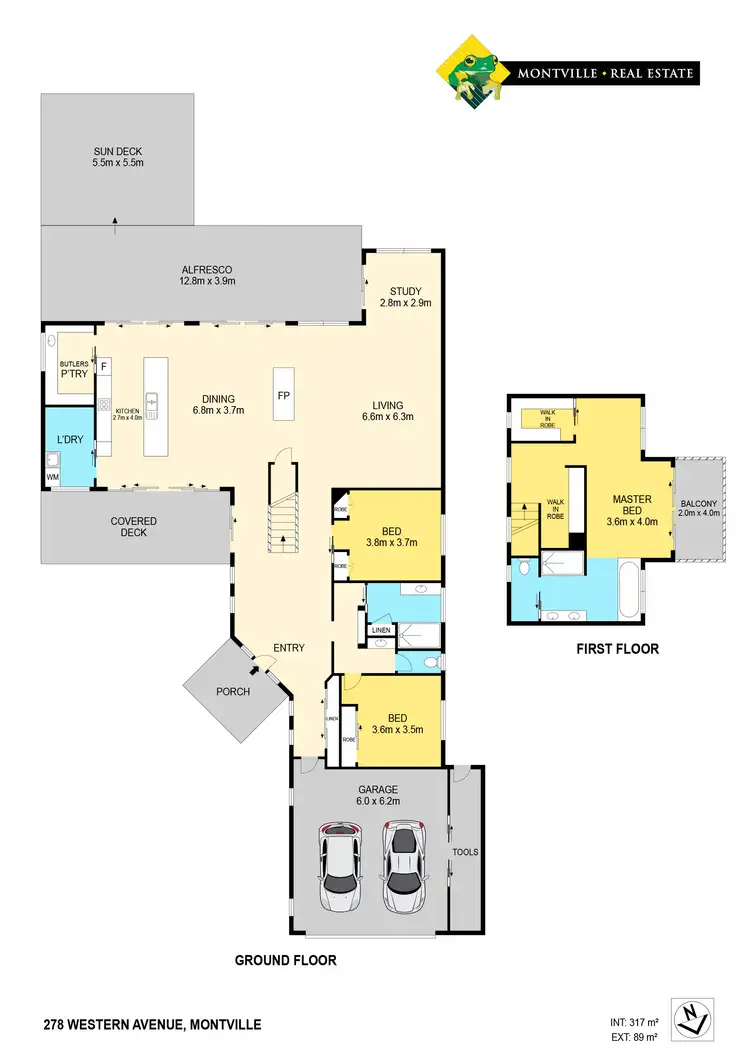 Floorplan of Homely house listing, 278 Western Ave, Montville QLD 4560