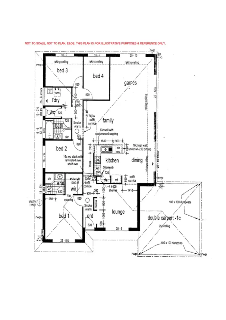 Floorplan of Homely house listing, 10 Seddon Way, Canning Vale WA 6155