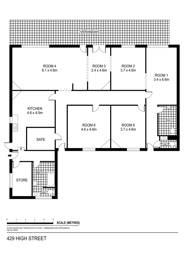 Floorplan of Homely house listing, 433 High Street, Golden Square VIC 3555