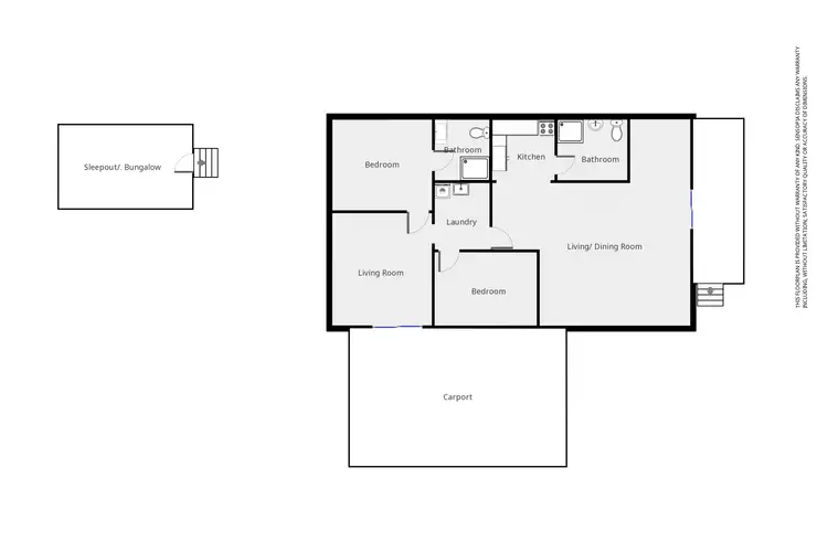 Floorplan of Homely house listing, 180 Grampians Rd, Halls Gap VIC 3381