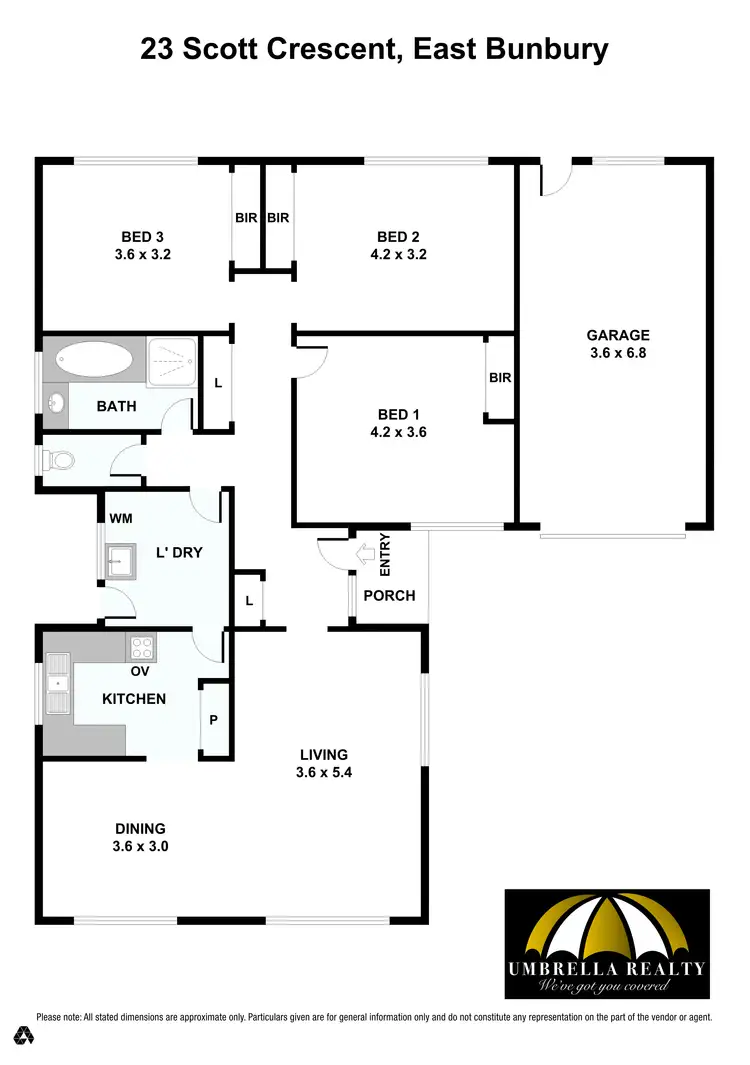 Floorplan of Homely house listing, 23 Scott Crescent, East Bunbury WA 6230