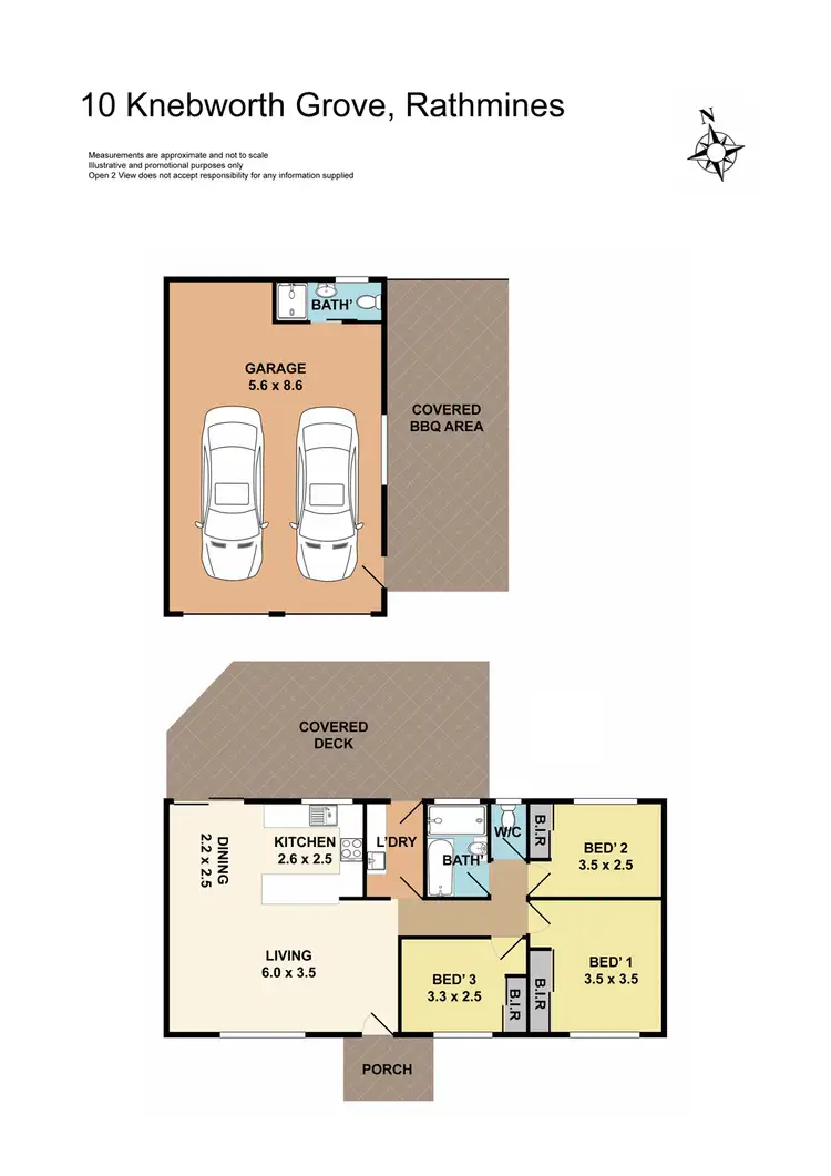 Floorplan of Homely house listing, 10 Knebworth Gr, Rathmines NSW 2283