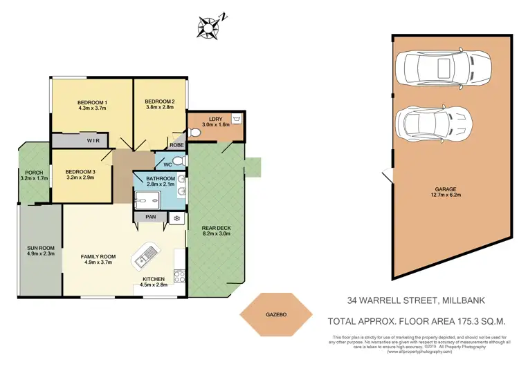 Floorplan of Homely house listing, 34 Warrell St, Millbank QLD 4670