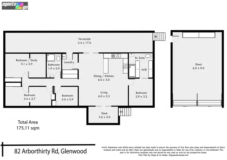 Floorplan of Homely house listing, 82 Arborthirty Rd, Glenwood QLD 4570
