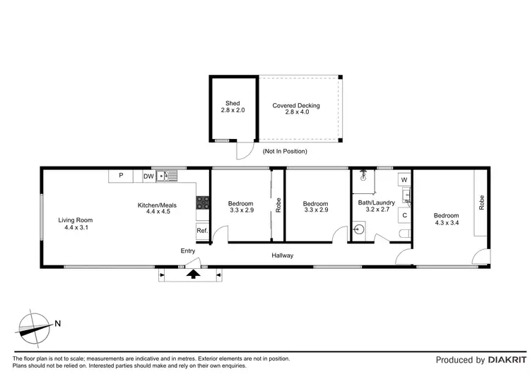 Floorplan of Homely house listing, 42 Canning Street, Avondale Heights VIC 3034